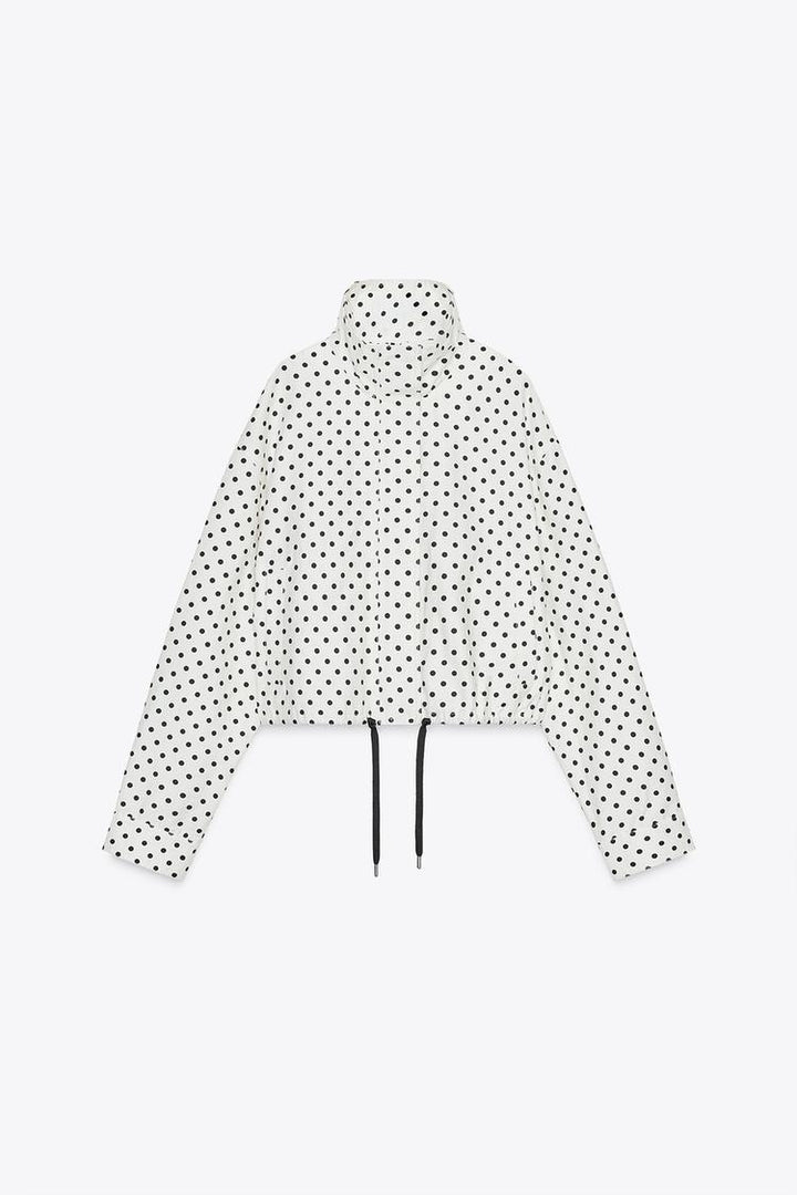 Polka Dot Puffer Jacket